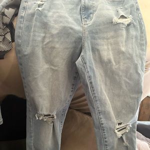 Size 13 distressed jeans